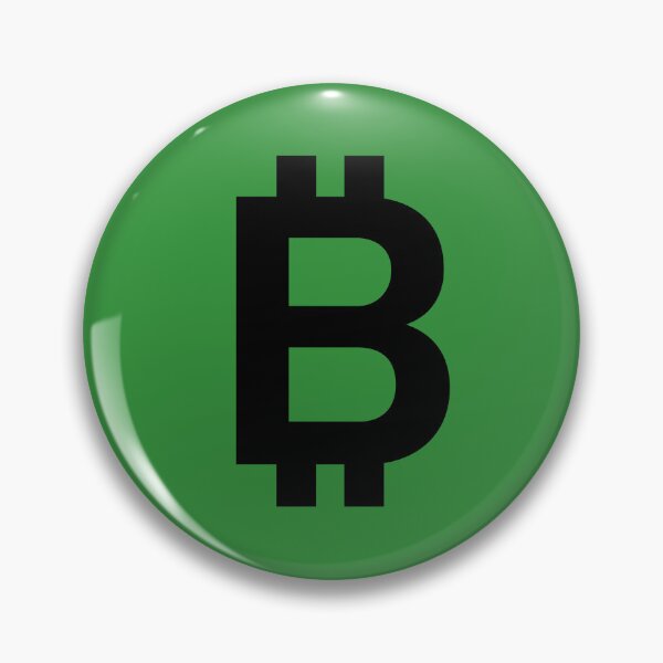 Item preview, Modern Bitcoin Logo – Green Color Symbol Minimalist Design designed and sold by CyberRex.