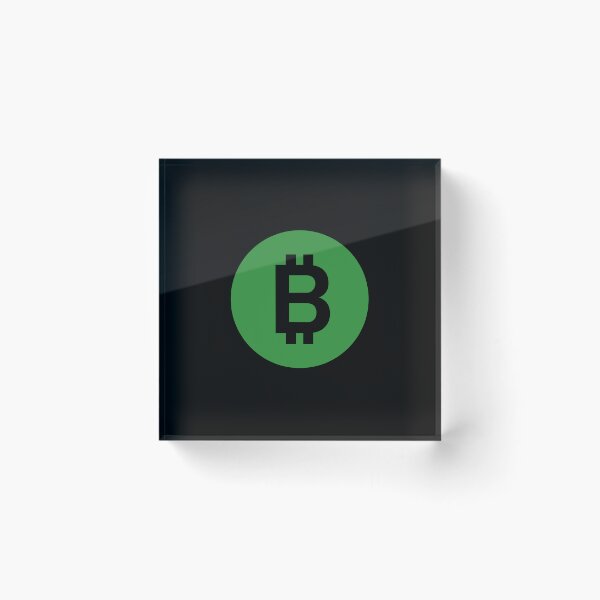 Item preview, Modern Bitcoin Logo – Green Color Symbol Minimalist Design designed and sold by CyberRex.