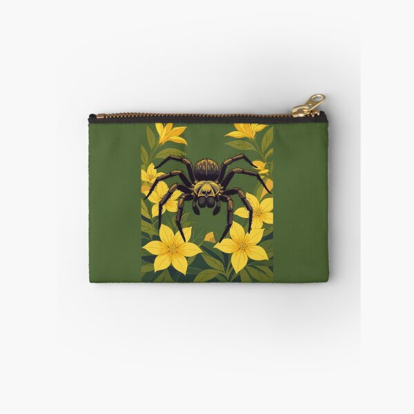 Item preview, Wolf Spider Surrounded By Yellow Jasmine Flowers designed and sold by taiche.