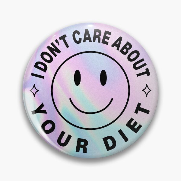 Item preview, Holographic Inspired Body Positive Anti-Diet Culture designed and sold by spooniecentral.