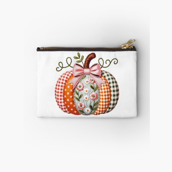 Item preview, Embroidered Pumpkin - White designed and sold by FoxfireStardust.