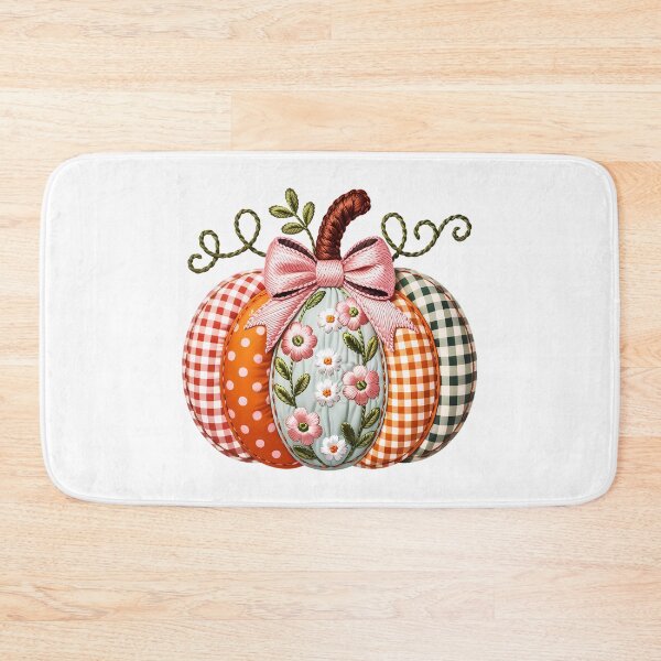 Item preview, Embroidered Pumpkin - White designed and sold by FoxfireStardust.