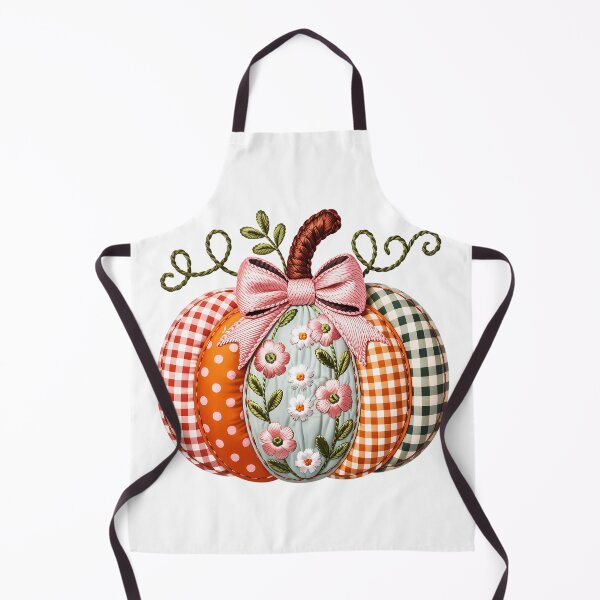 Item preview, Embroidered Pumpkin - White designed and sold by FoxfireStardust.