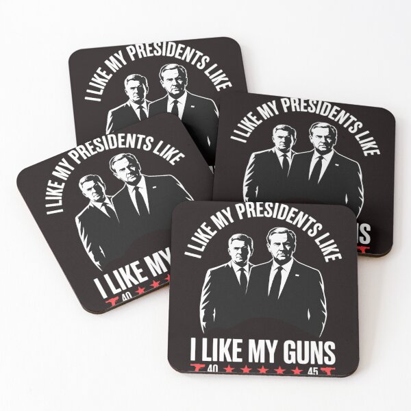 Item preview, I Like My Presidents Like I Like My Guns 40 & 45 Vote Trump designed and sold by sheenmi.
