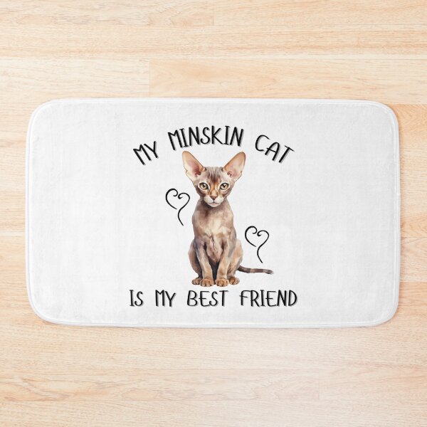 Item preview, My Minskin Cat Is My Best Friend designed and sold by Viikis.