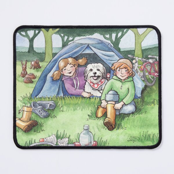 Item preview, Pure adventure – children, dogs and camping designed and sold by stillebille.