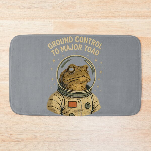 Item preview, GROUND CONTROL TO MAJOR TOAD – Funny Space Frog T-Shirt designed and sold by StyledTDesigns.