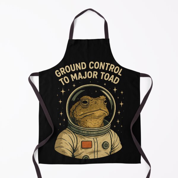 Item preview, GROUND CONTROL TO MAJOR TOAD – Funny Space Frog T-Shirt designed and sold by StyledTDesigns.