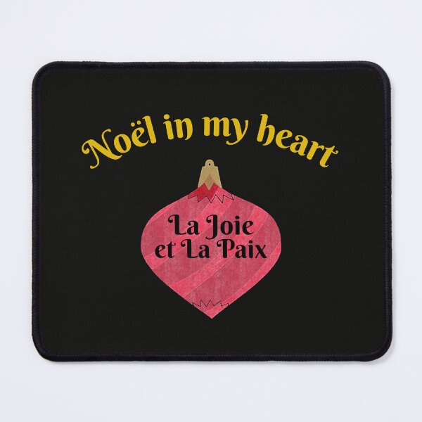 Item preview, Noël in My Heart – La Joie et la Paix Ornament Design designed and sold by Novel Works Studio.