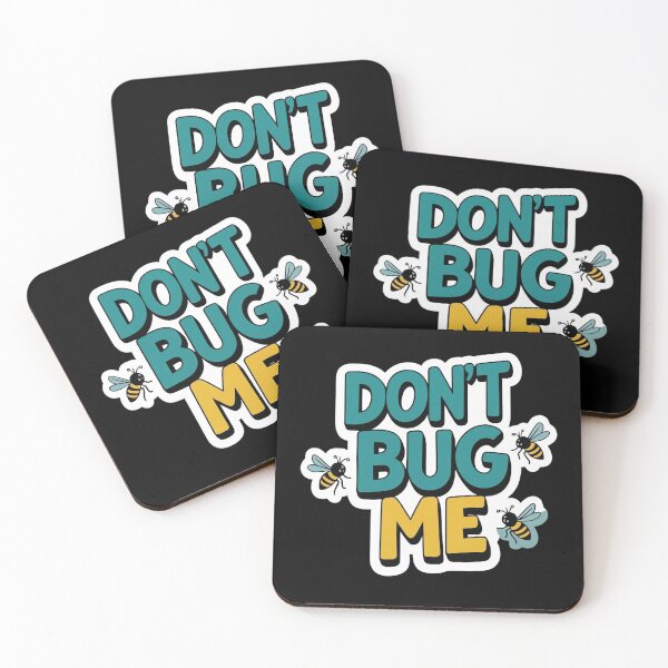 Item preview, Playful Bee Sticker – Don’t Bug Me Quote designed and sold by ArtivaNest.