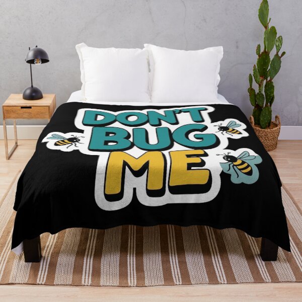 Item preview, Playful Bee Sticker – Don’t Bug Me Quote designed and sold by ArtivaNest.