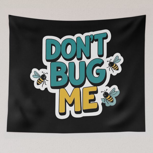 Item preview, Playful Bee Sticker – Don’t Bug Me Quote designed and sold by ArtivaNest.