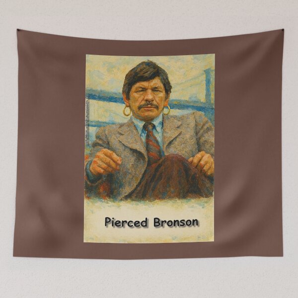 Item preview, Pierced Bronson Death Wish Movie Mashup  designed and sold by Rick London Gifts.