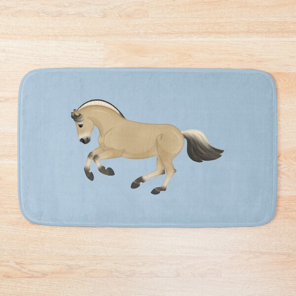 Item preview, Cartoon Fjord Horse - Cantering Pony Illustration  designed and sold by Art By Drina.
