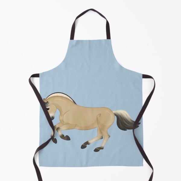 Item preview, Cartoon Fjord Horse - Cantering Pony Illustration  designed and sold by Art By Drina.