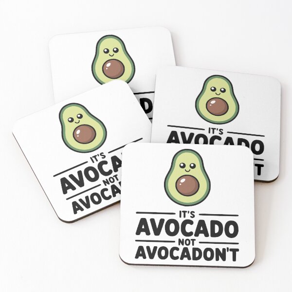 Item preview, It's Avocado Not Avocadon't! Cute Avocado Pun designed and sold by PMCreative.