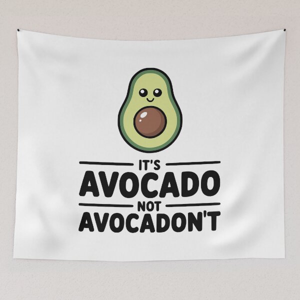 Item preview, It's Avocado Not Avocadon't! Cute Avocado Pun designed and sold by PMCreative.