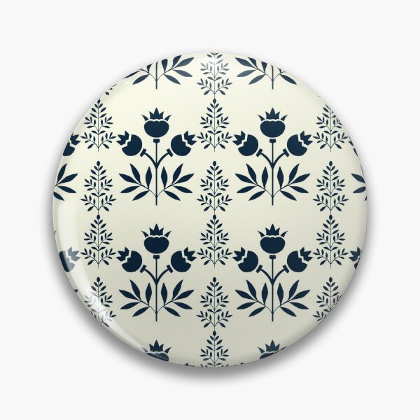 Artikelvorschau, Nahtloses marineblaues Blumenmuster auf hellem Hintergrund entworfen und verkauft von Scarf-Seamless.