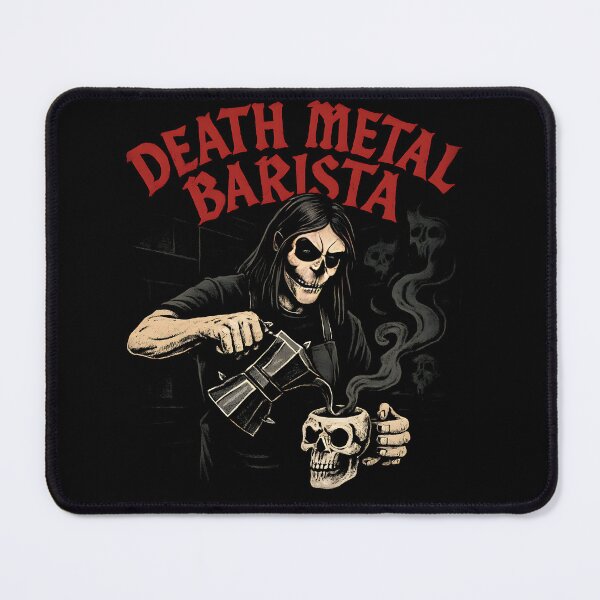 Item preview, Death Metal Barista designed and sold by Krossgor.