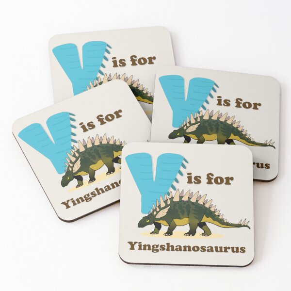 Item preview, Y is for Yingshanosaurus | Cute Dinosaur Alphabet Poster for Kids designed and sold by FilizDesigner.