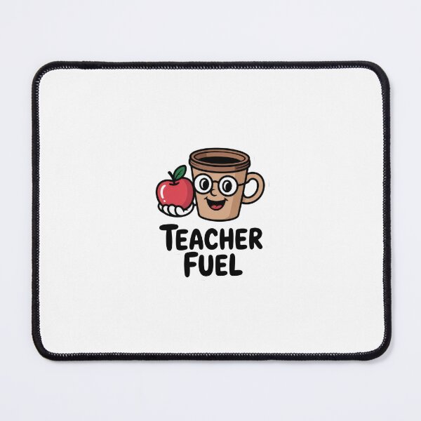 Item preview, Teacher Fuel Funny Coffee Cup Cartoon Design designed and sold by Enea Kelo.