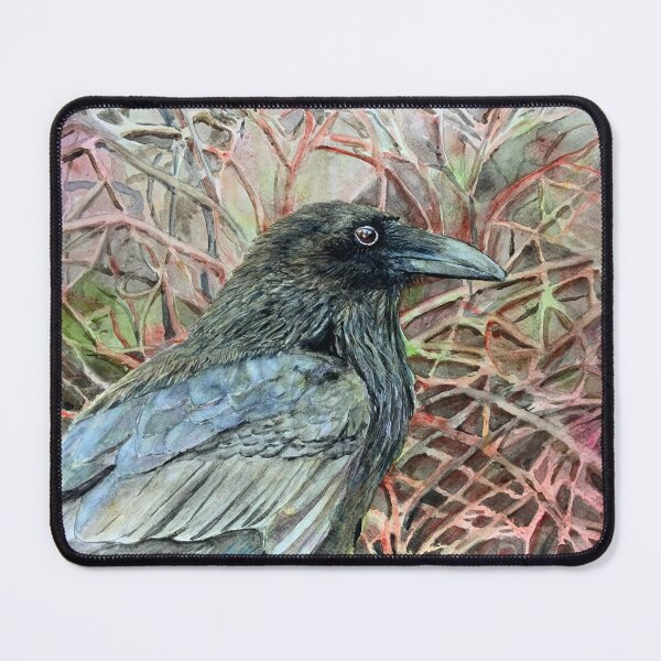 Item preview, Watercolour painting. Raven designed and sold by Bmoony.