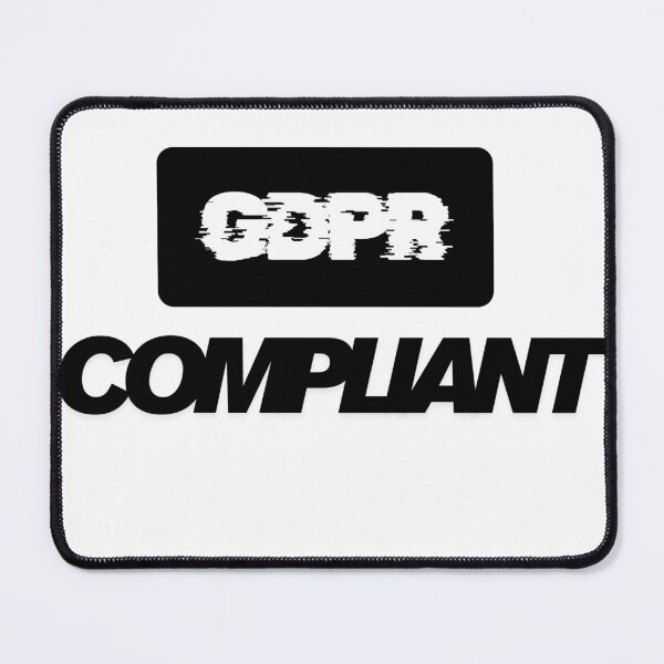 Item preview, GDPR Compliant white baground stcikers  designed and sold by Myzone2023.