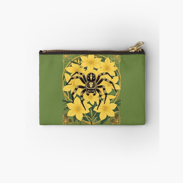 Item preview, Wolf Spider And Yellow Jasmine Flowers designed and sold by taiche.