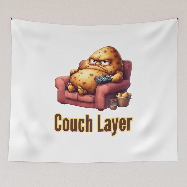 Item preview, Couch potato design  designed and sold by Shop_Bagniak.