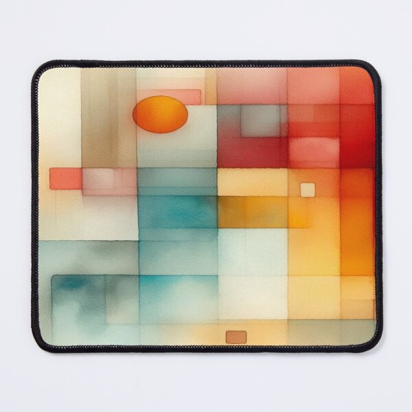 Item preview, Geometric Watercolor Flow – Rothko-style watercolor art with warm shapes and quiet colors designed and sold by FotoworldEdel.