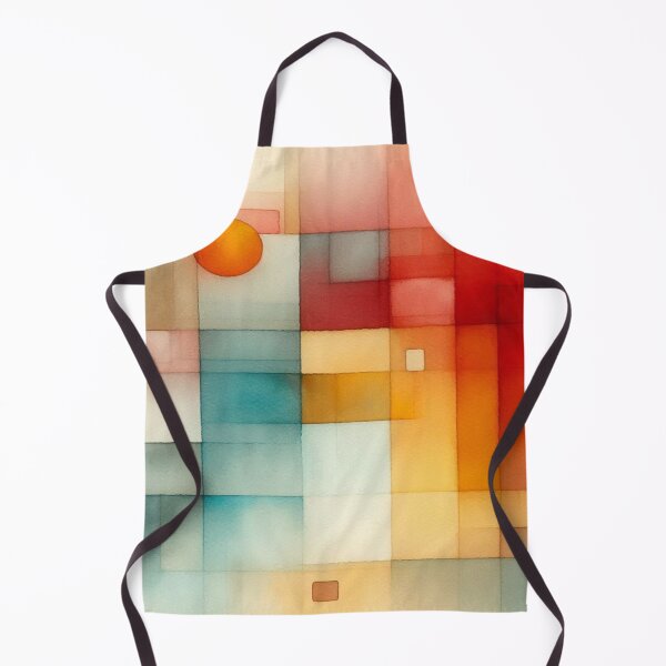 Item preview, Geometric Watercolor Flow – Rothko-style watercolor art with warm shapes and quiet colors designed and sold by FotoworldEdel.