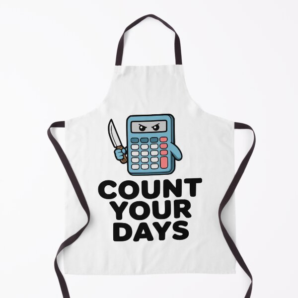 Item preview, Count Your Days! Cute Calculator Pun designed and sold by PMCreative.