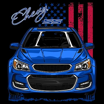 Artwork thumbnail, Blue Chevy SS by RAS-77