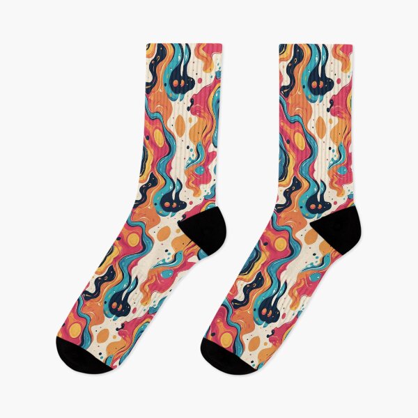 Item preview, Abstract Swirl Art Pattern – Modern Colorful Ripples designed and sold by creativerooney.