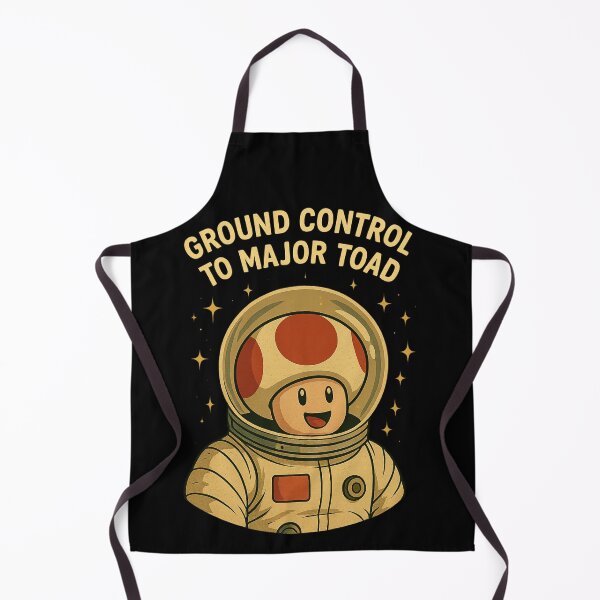 Item preview, GROUND CONTROL TO MAJOR TOAD – Funny Gamer Space Parody T-Shirt designed and sold by StyledTDesigns.