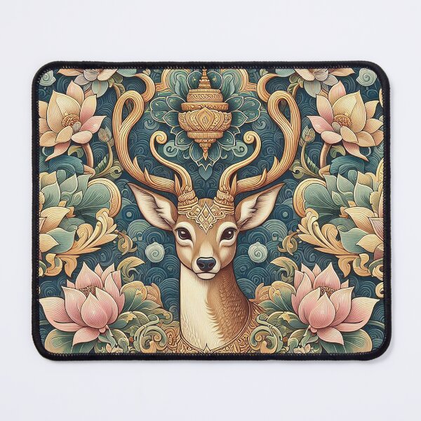 Item preview, Deer and Lotus Pattern, Unforgettable Thai Symbol designed and sold by Vanich-Panich.