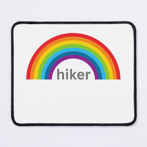 Item preview, Rainbow Hiker – Minimalist Hiking & Pride Design for Outdoor Lovers designed and sold by Free Soul Designs.
