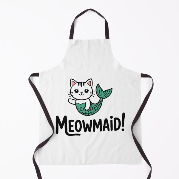 Item preview, Meowmaid! Cute Mermaid Cat Pun designed and sold by PMCreative.