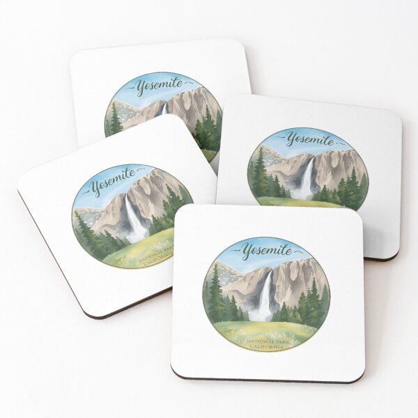 Item preview, Yosemite National Park Waterfall, Granite Cliffs, Forest, and California Wilderness Beauty designed and sold by SkeletonsDanger.