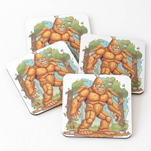 Item preview, Fried Chicken Bigfoot designed and sold by WeirdMart.
