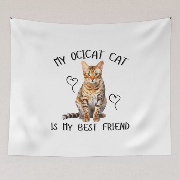 Item preview, My Ocicat Cat Is My Best Friend designed and sold by Viikis.