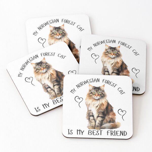 Item preview, My Norwegian Forest Cat Is My Best Friend designed and sold by Viikis.