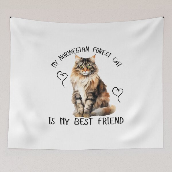 Item preview, My Norwegian Forest Cat Is My Best Friend designed and sold by Viikis.