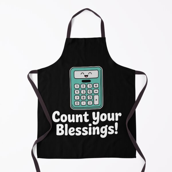 Item preview, Count Your Blessings! Funny Calculator Pun designed and sold by PMCreative.