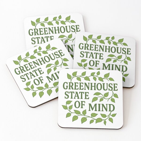 Item preview, Greenhouse State of Mind – Leafy Vines Plant Lover Sticker designed and sold by Feral Confetti.