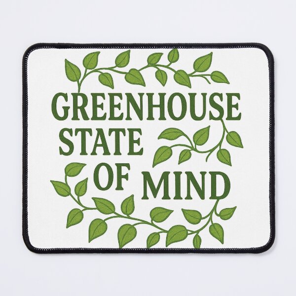 Item preview, Greenhouse State of Mind – Leafy Vines Plant Lover Sticker designed and sold by Feral Confetti.