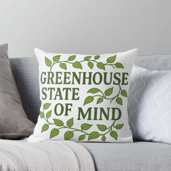 Item preview, Greenhouse State of Mind – Leafy Vines Plant Lover Sticker designed and sold by Feral Confetti.