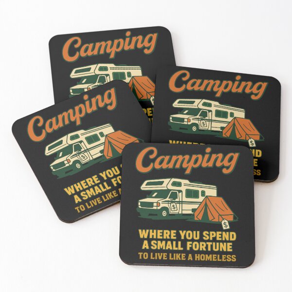 Item preview, Camping Funny Where You Spend A Small Fortune designed and sold by LuminOrb.