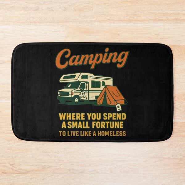 Item preview, Camping Funny Where You Spend A Small Fortune designed and sold by LuminOrb.