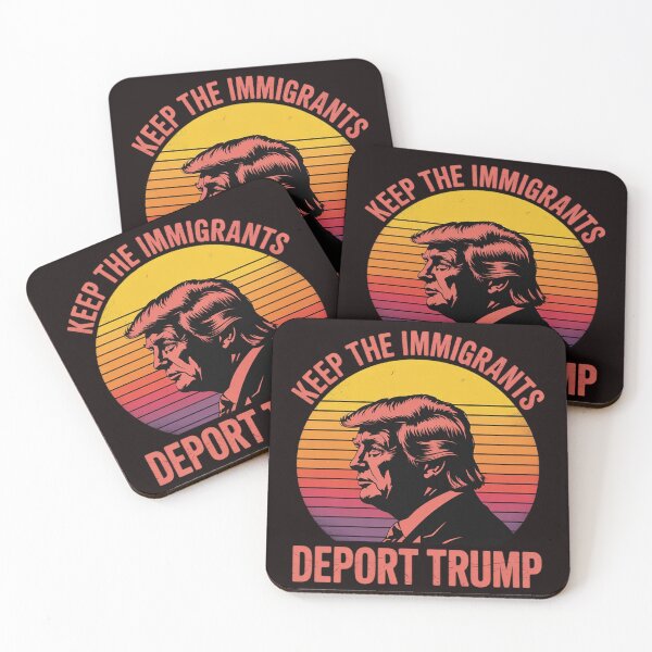 Item preview, Keep The Immigrants Deport Trump Anti-Trump designed and sold by sheenmi.